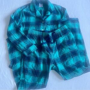 LANDS END Plaid Pajama Set – Size M women’s